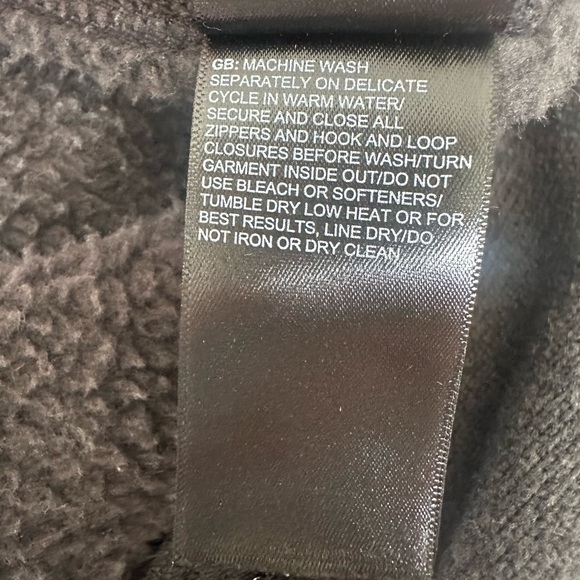 The North Face Charcoal Zip-Up Fleece Cozy Soft Outdoor Layer Sz L - Picture 9 of 12